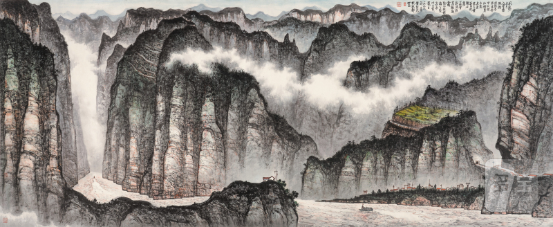 黄纯尧 1925-2007 三峡瞿塘 - 图2